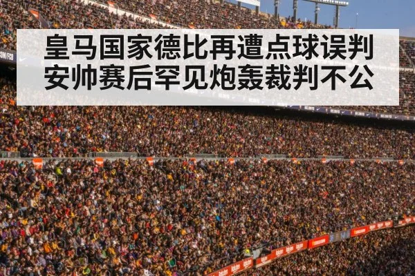 皇马国家德比再遭点球误判 安帅赛后罕见炮轰裁判不公